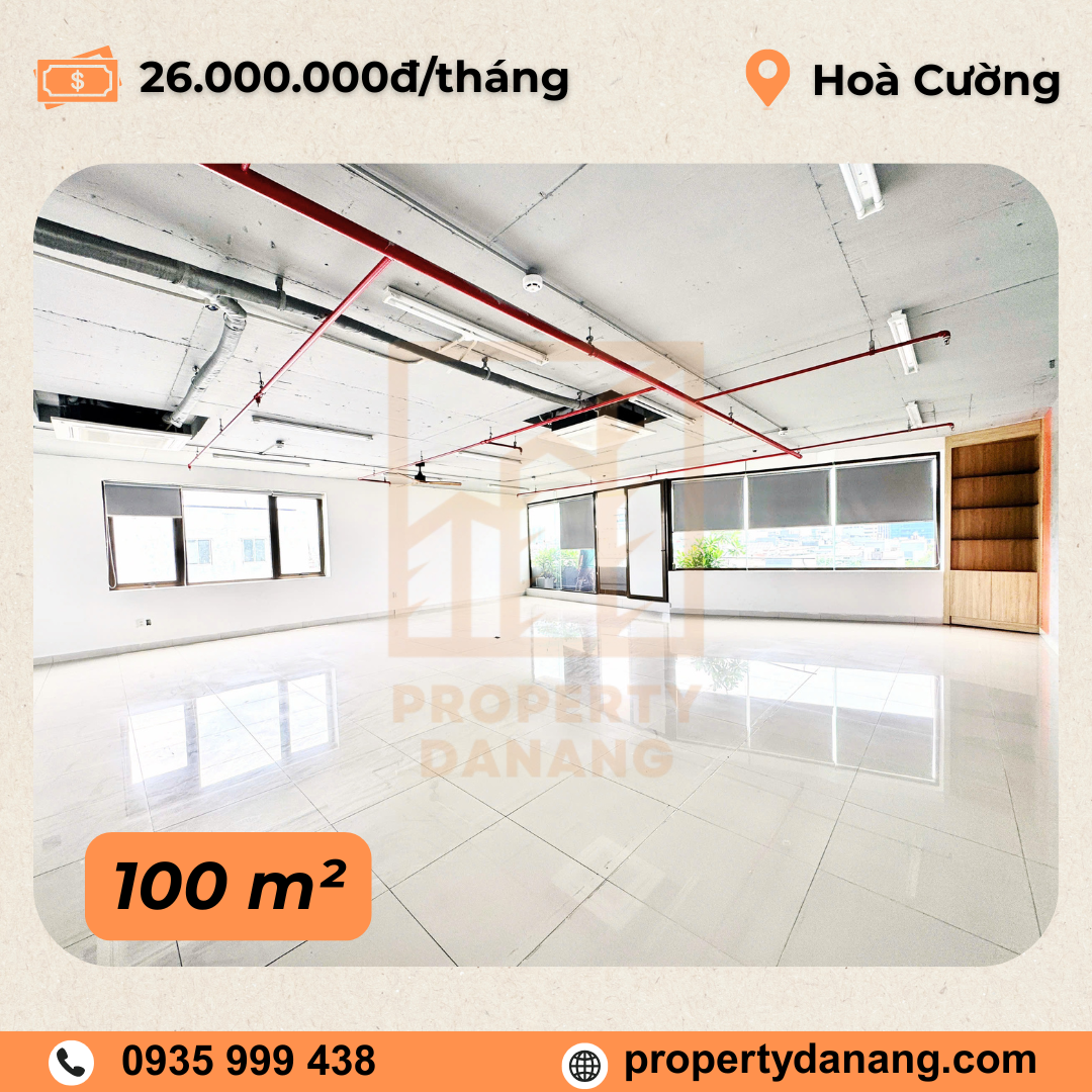 Văn phòng diện tích nhỏ 100 m2 đường 30/4